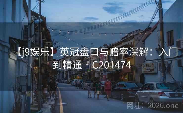 【j9娱乐】英冠盘口与赔率深解：入门到精通 · C201474  第2张