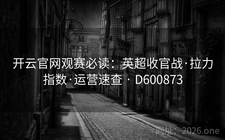 开云官网观赛必读：英超收官战·拉力指数·运营速查 · D600873